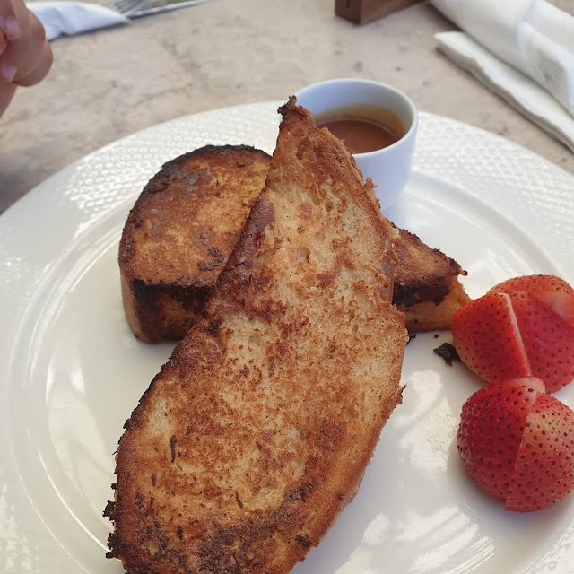 French Toast with Salted Caramel Sauce
