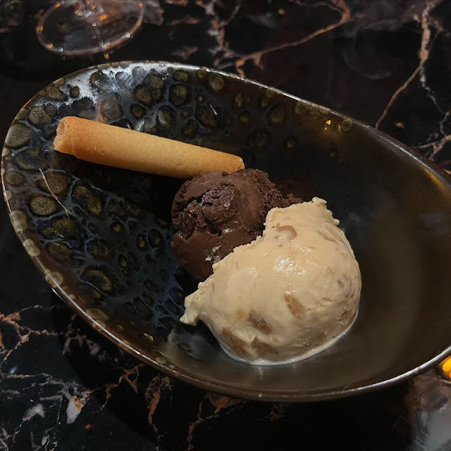 チョコとマロングラッセのジェラート