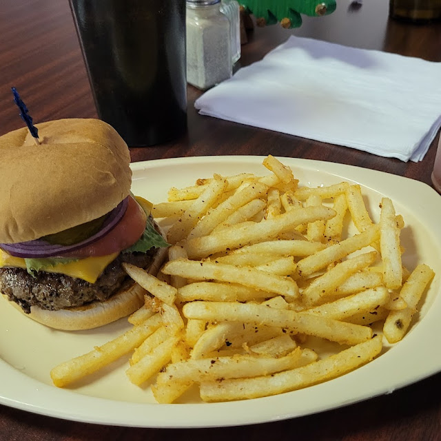 Cheese Burger with Fries