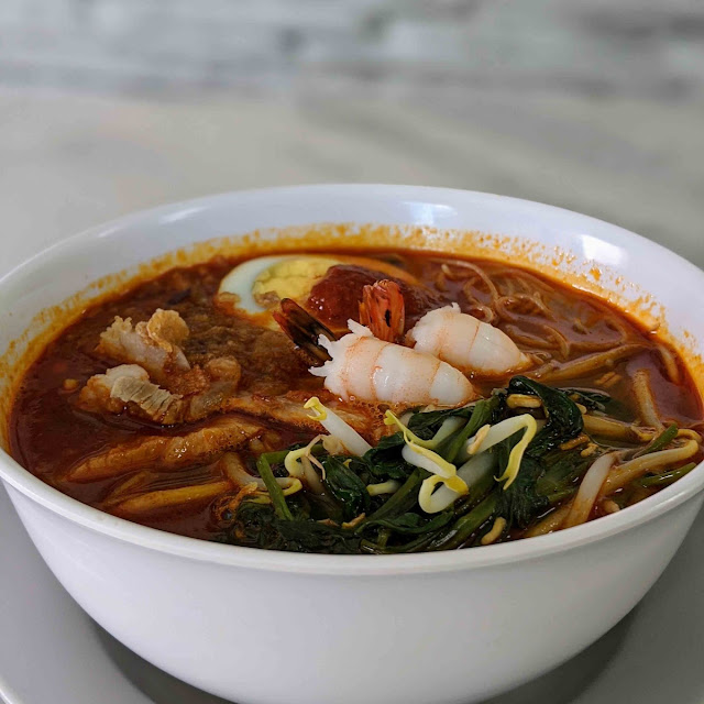 Spicy Prawn Noodles Soup