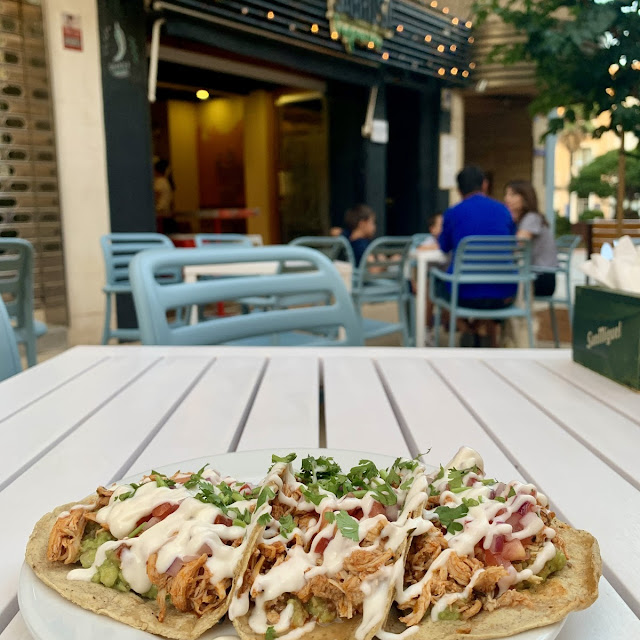Chicken Street Tacos w Sour Cream