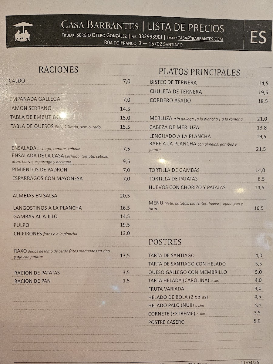 Menu Photo 0