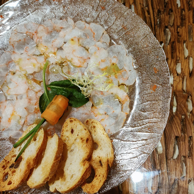 Carpaccio de Gambas