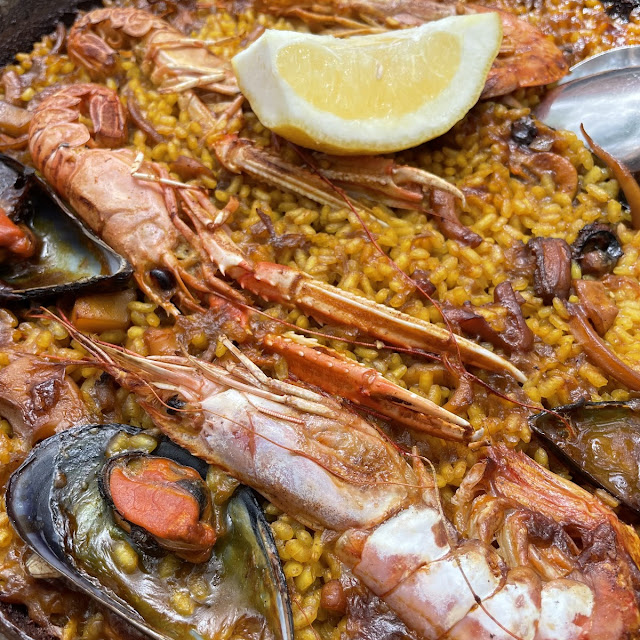 Paella de Marisco del Menú