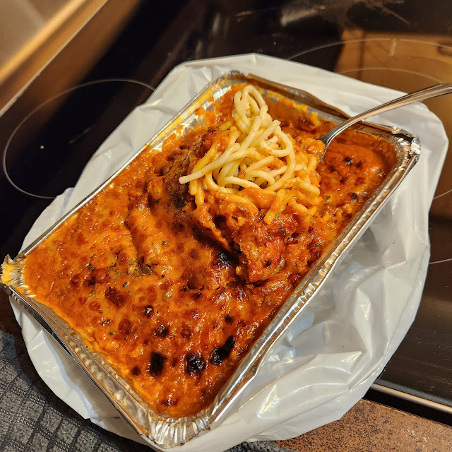 Baked Bolognese Spaghetti
