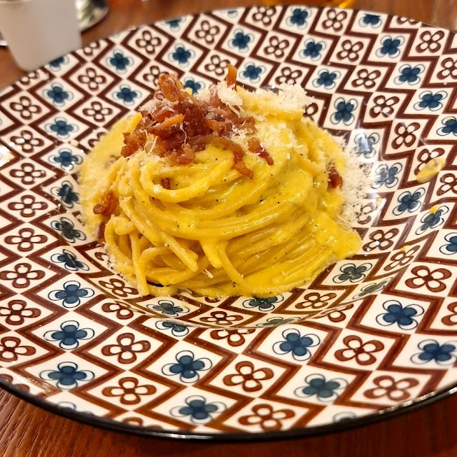 Spaghettone Alla Carbonara Con Guanciale Amatriciano