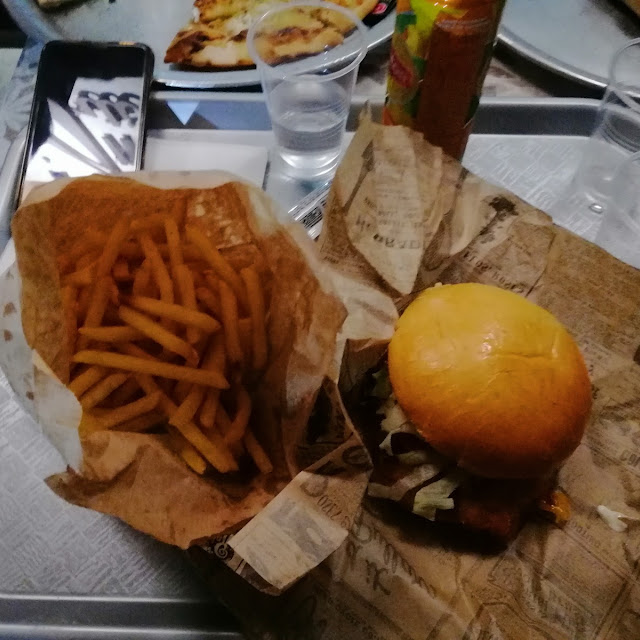 Burger and Fries