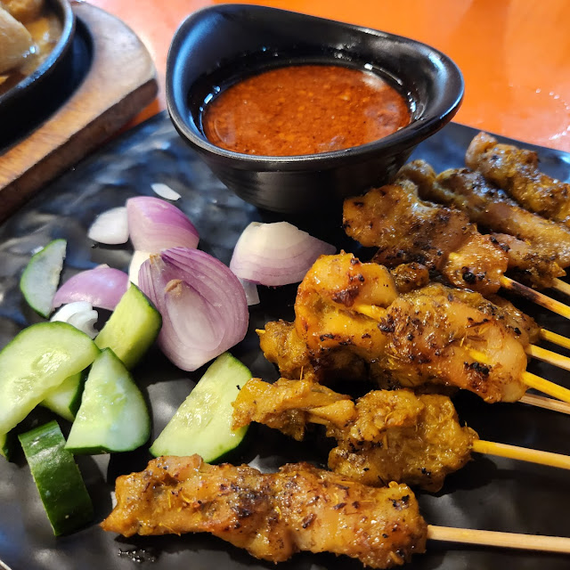 Satay Chicken and Beef