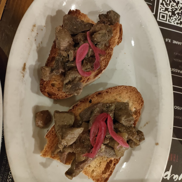 Bruschette Con Coratella
