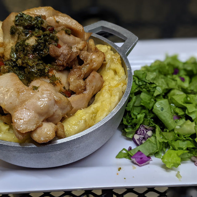 Mofongo De Yuca Relleno De Churrasco