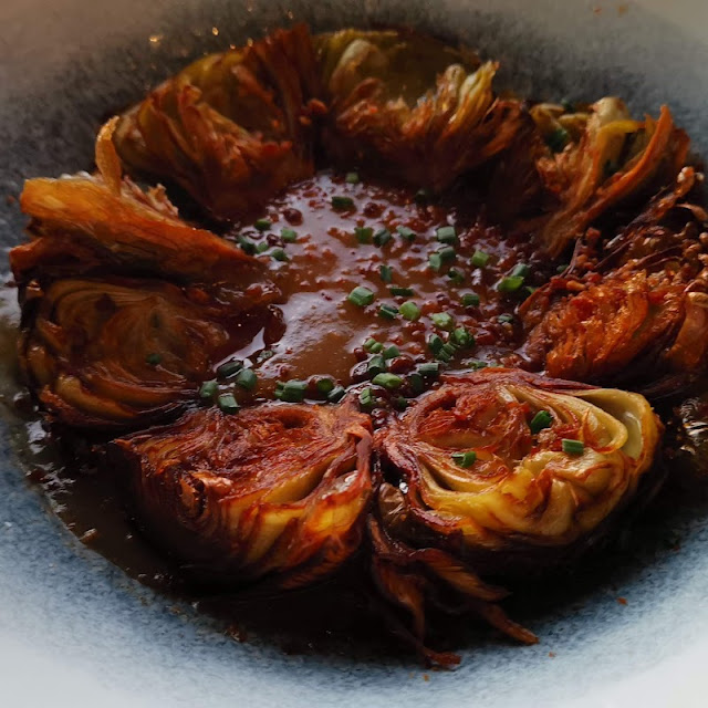 Fried Artichokes with Ham Salt and Iberian Pork Cream