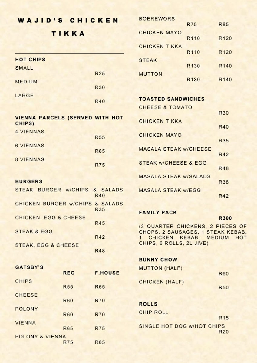 Menu Photo 0
