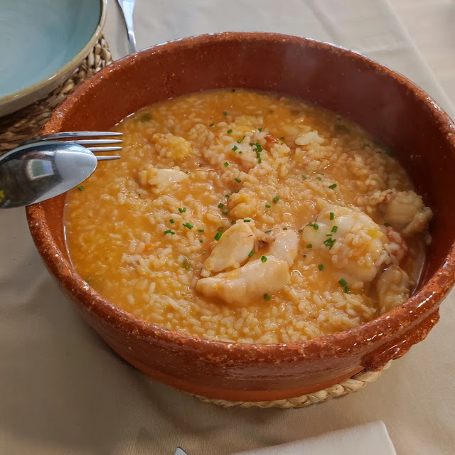 Arroz Meloso Con Rape Y Langostinos