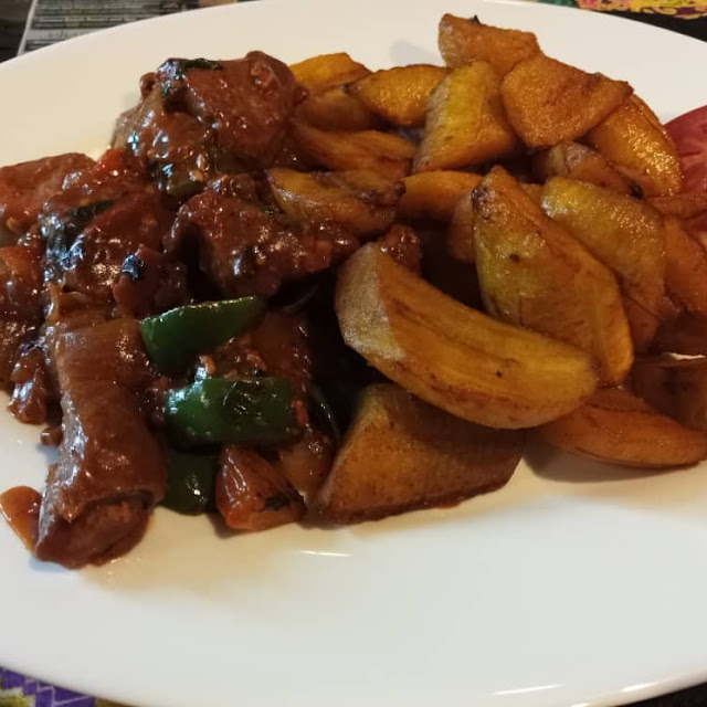 Pork Chops and Plantains