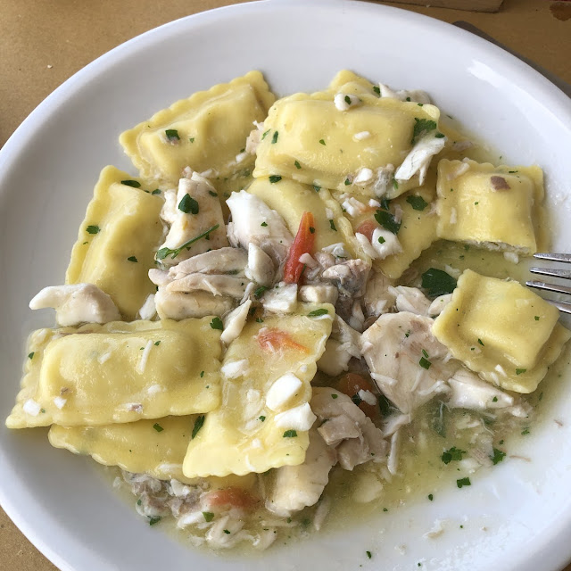 Ravioli with Sea Bass
