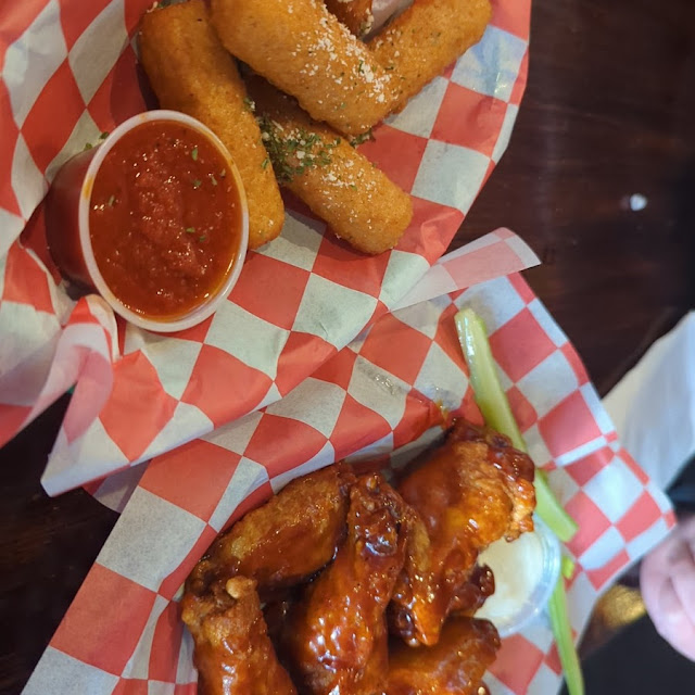 Mozzarella Sticks and Wings