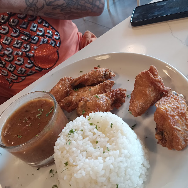 Chicken Wings with Rice