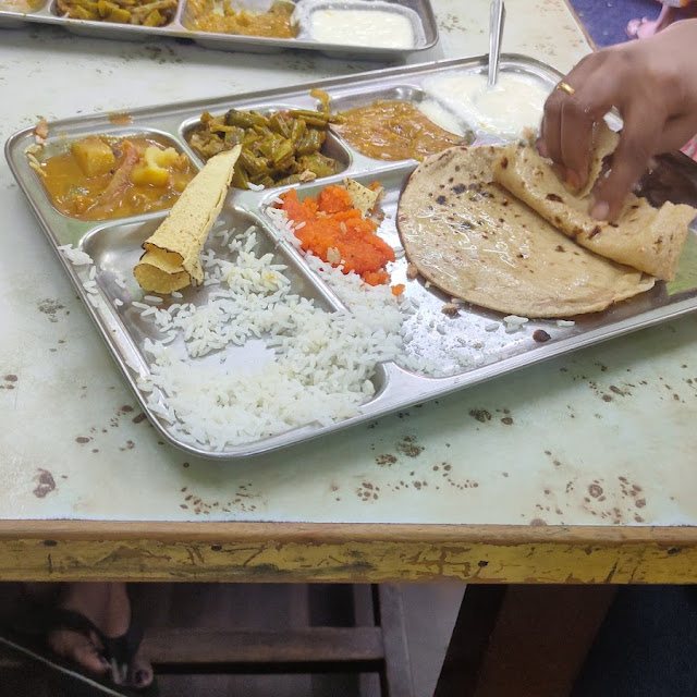 North Indian Thali Veg Thali
