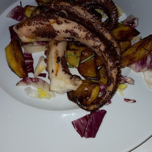 Polipo Grigliato Con Patate Al Forno