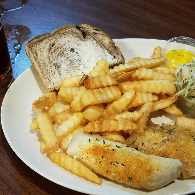 Broiled Cod Dinner