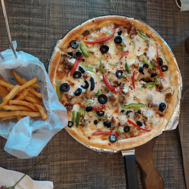 Euphoria Special Pizza and Fries