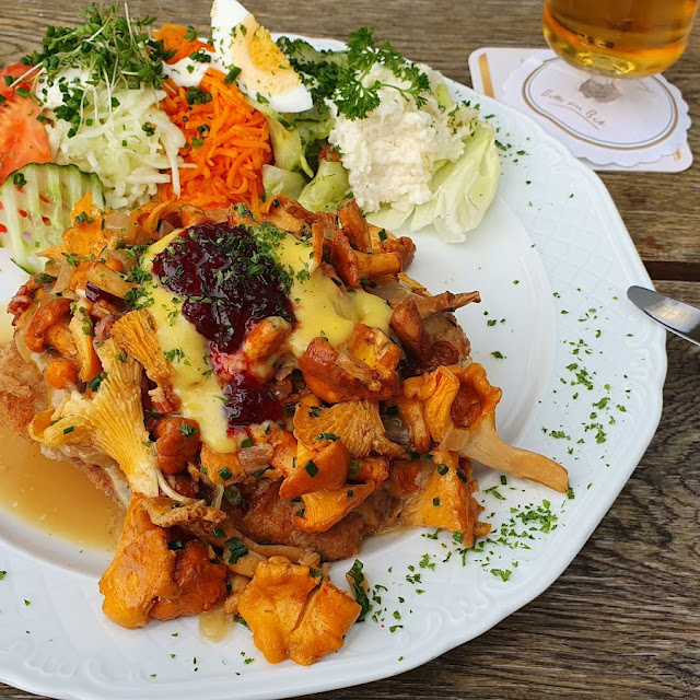 Schnitzel Mit Pfifferlinge