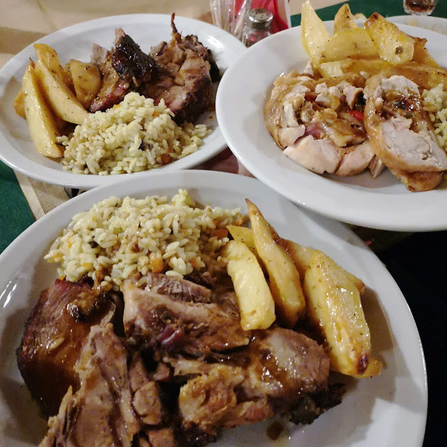 Pork with Baked Potatoes