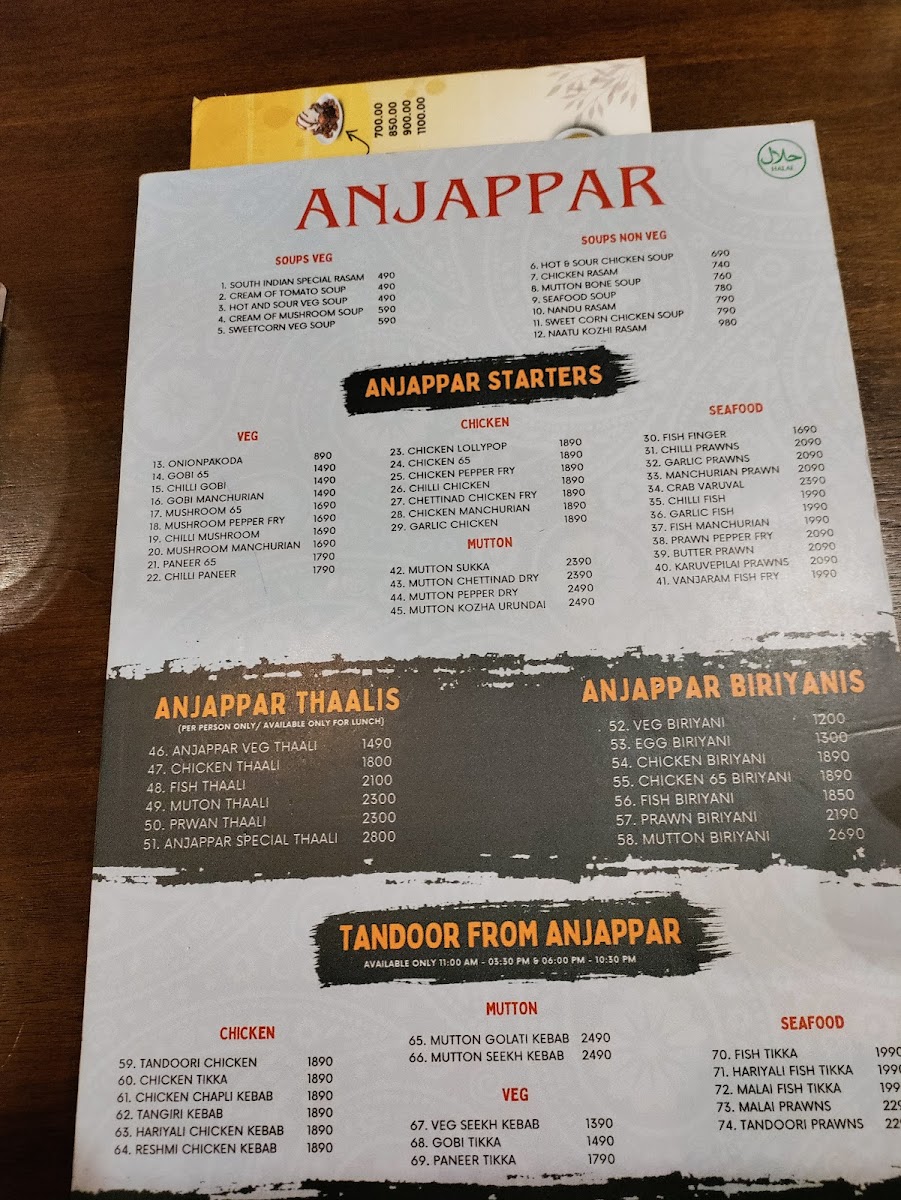 Anjappar Authentic Indian Chettinad Restaurant - Photo 3