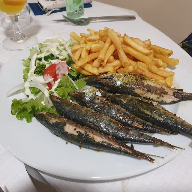 Sardines Salad and Fritte