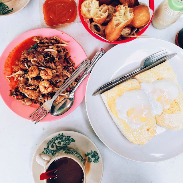 Prawn Chee Cheong Fun and Char Kway Teow