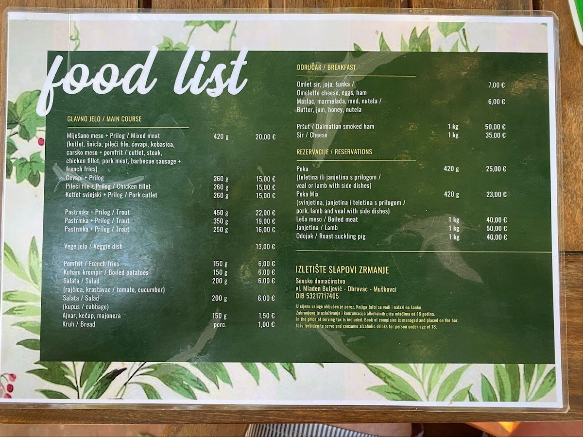 Menu Photo 0