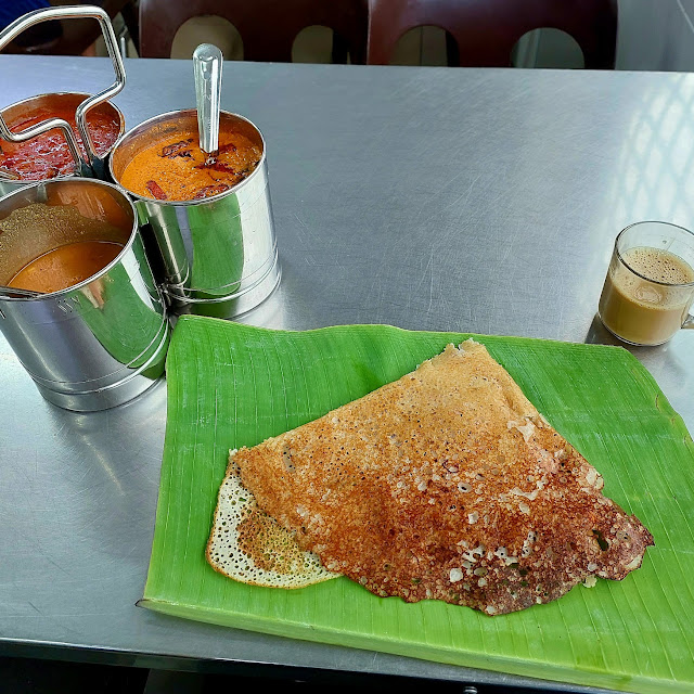 Thosai with Sambhar & Chutney