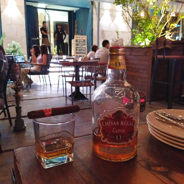 Chivas 13 Sherry Cask and Cuban Puff