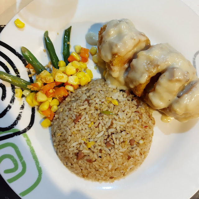 Chicken Cordon Bleu with Nasi Goreng