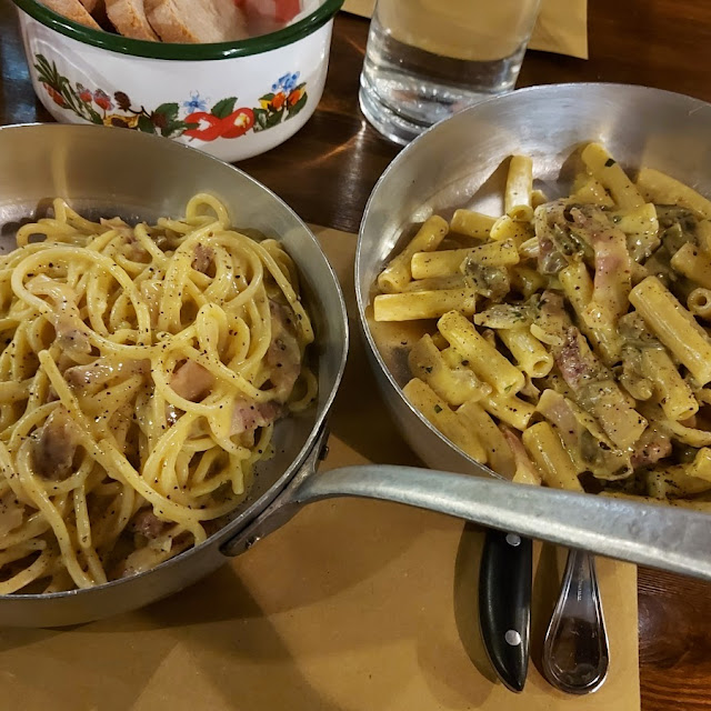 Carbonara E Carciofara Variante Con I Carciofi Pasta Corta