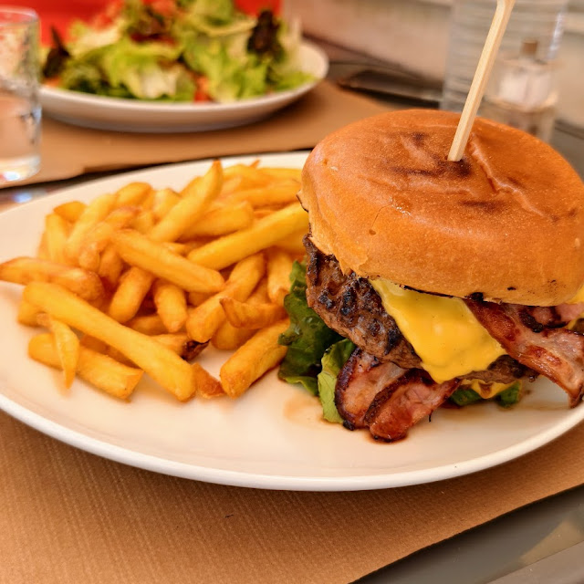 Double Bacon Burger & Fries