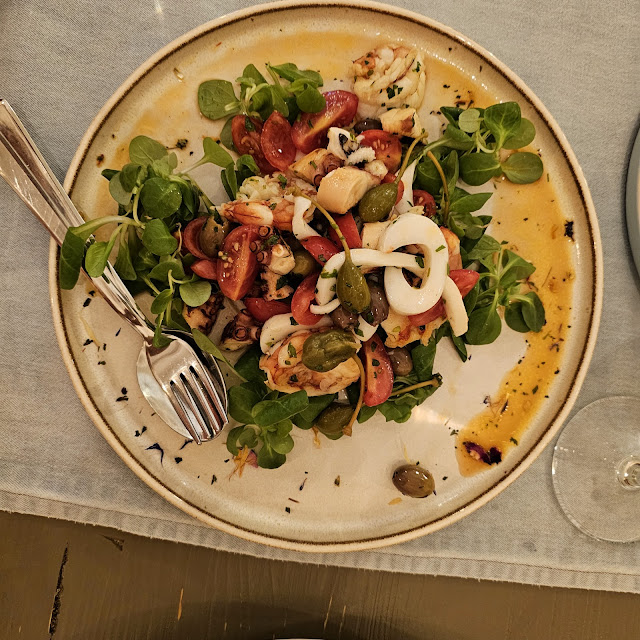 Warm Seafood Salad