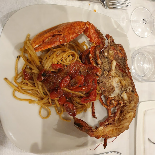 Typical Sardinian Pasta with Seafood