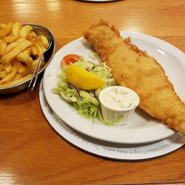 Fried Haddock and Chips