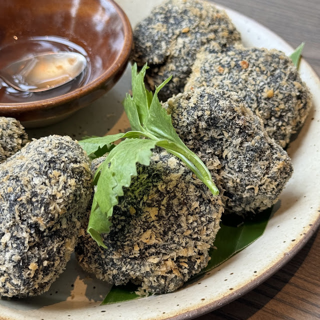 黑金蝦餅