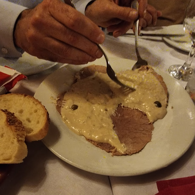Vitello Tonnato Local Veal With Sauce From Capers And Tuna