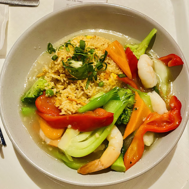 Special Fried Rice with Prawns and Veggies