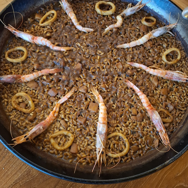 Arroç Sec De Calamar I Gambes