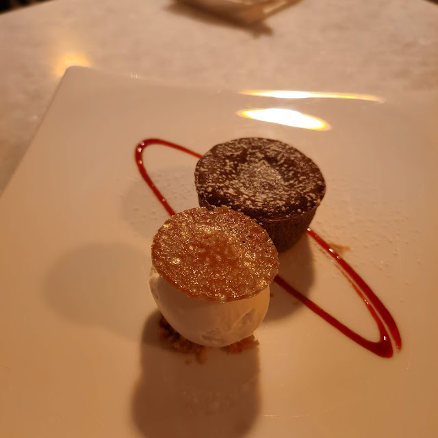 Chocolate Lava with Vanilla Ice Cream