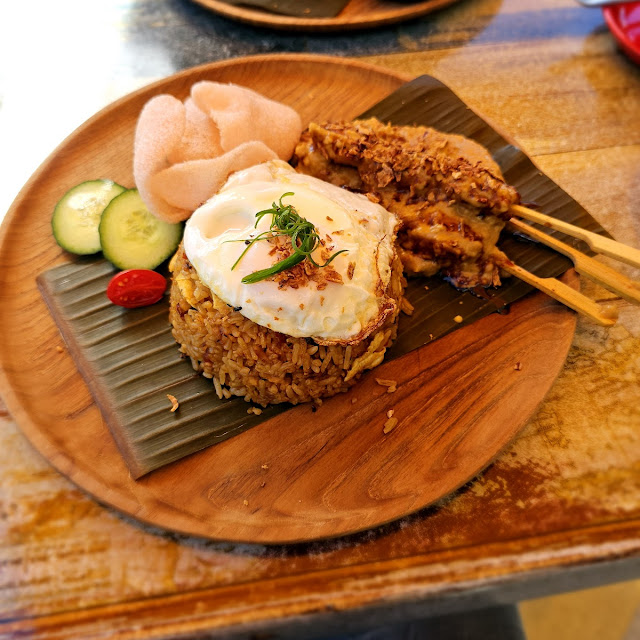 Nasi Goreng & Chicken Sate Ayam