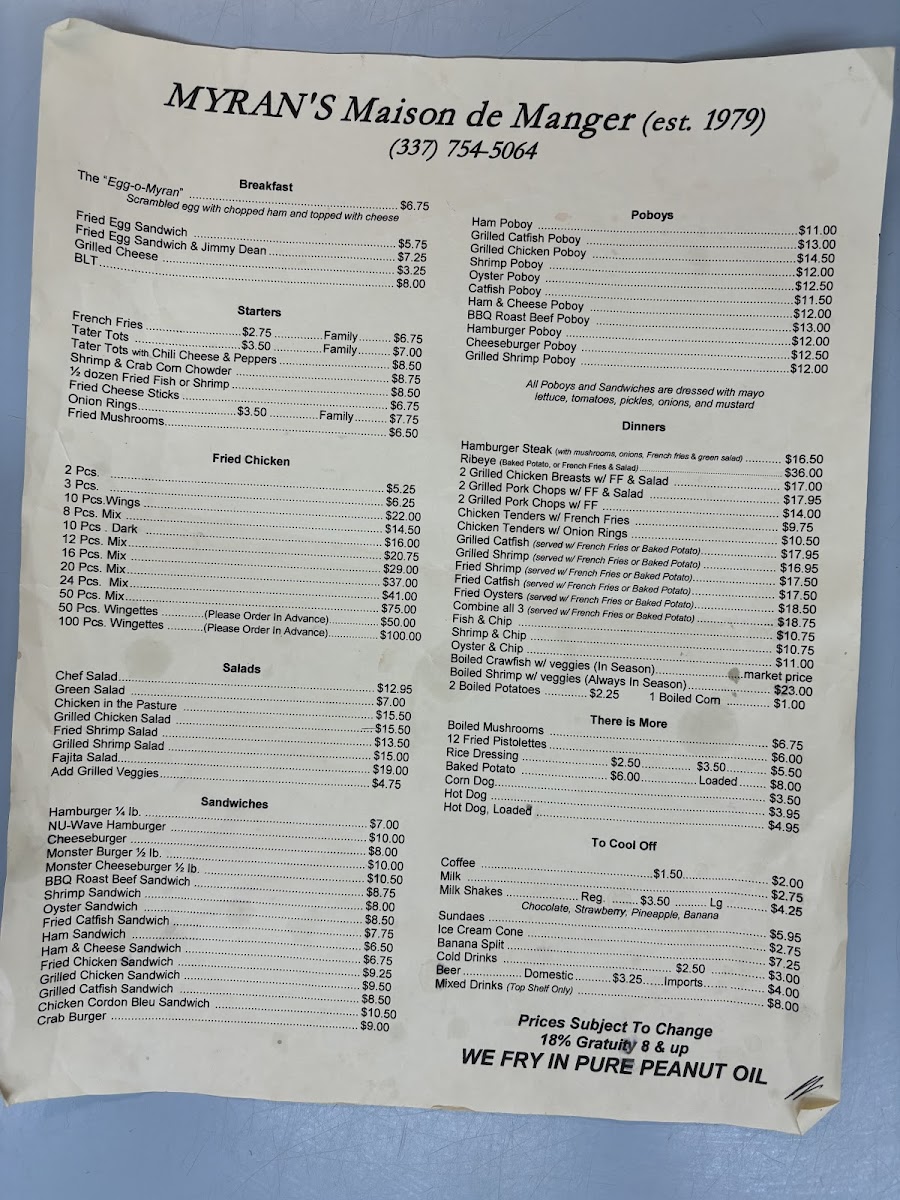Menu Photo 0