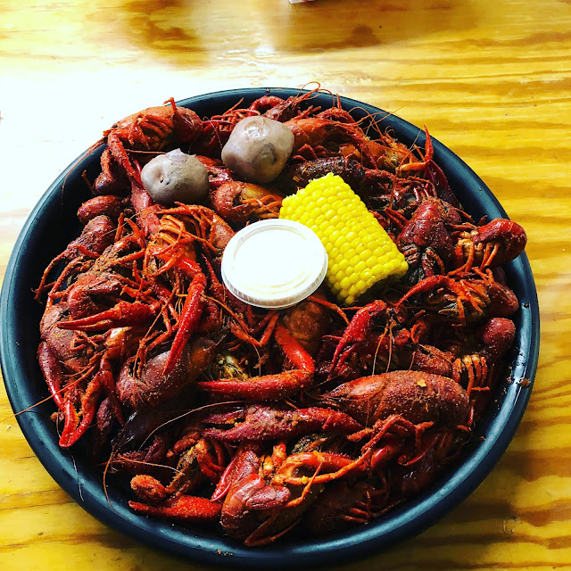 Boiled Crawfish w Veggies