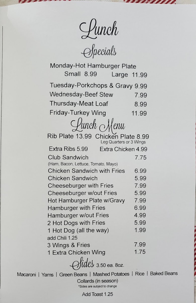 Menu Photo 0