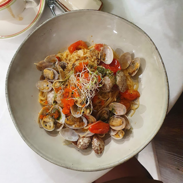 Clam Togarashi Pasta