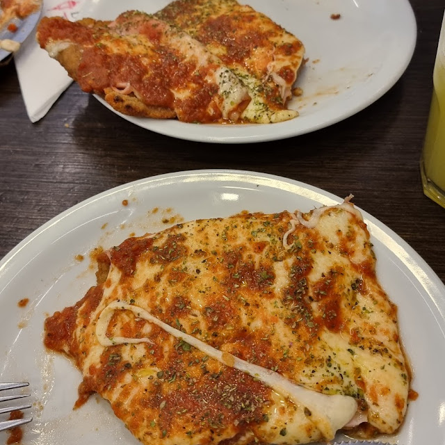 Milanesa Napolitana Con Papas Fritas